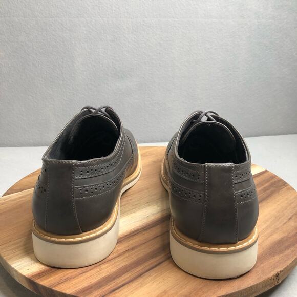 Unlisted by Kenneth Cole Jetson Lace Up Oxford Mens Size 10.5 Dark Gray EUC - Picture 4 of 8